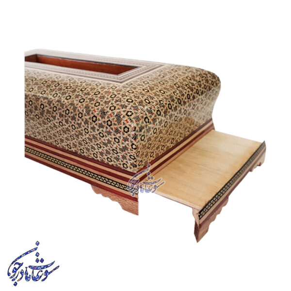 جعبه دستمال کاغذی خاتم مدل پره وارو