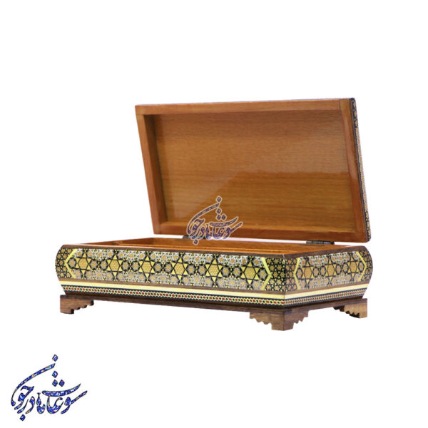جعبه کارد و چنگال خاتم مدل توپی