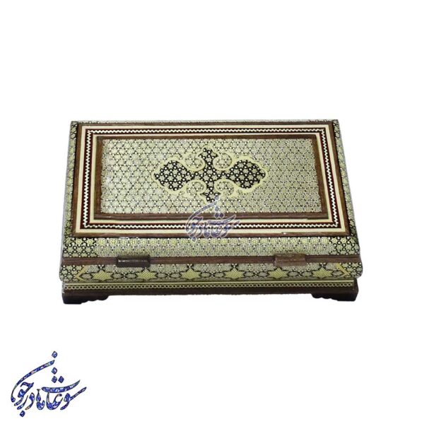 جعبه کارد و چنگال خاتم مدل توپی