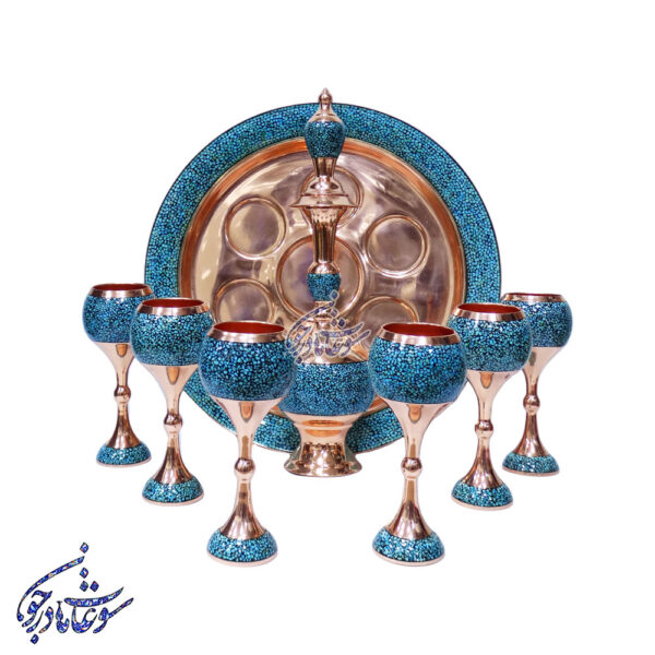 سرویس شربت خوری فیروزه کوب کوچک