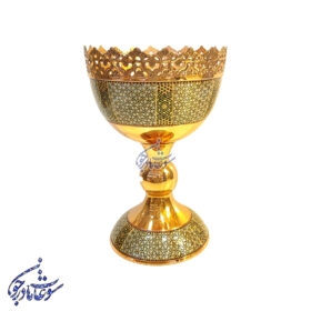 آجیل خوری مس و خاتم سایز 25
