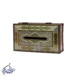 جعبه دستمال کاغذی خاتم مدل صلیبی