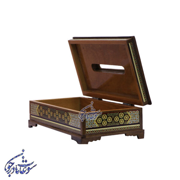 جعبه دستمال خاتم مدل صلیبی
