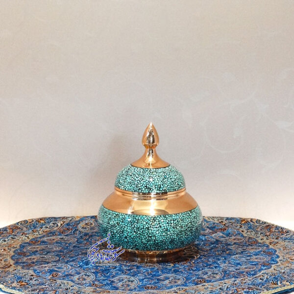 قندان فیروزه کوب سایز متوسط - Image 3