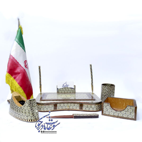 ست کامل اداری خاتم کاری اعلا