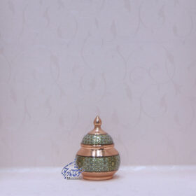 قندان مس و خاتم کوچک