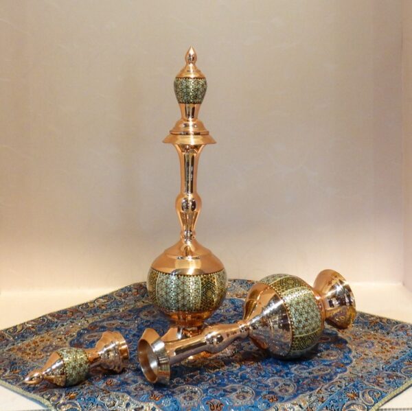 تنگ مس و خاتم گیلاسی سایز 25 - Image 4