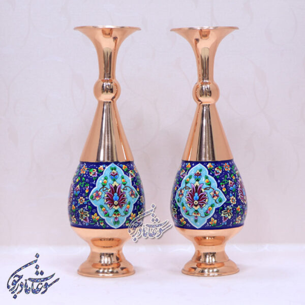 گلدان مس و پرداز سایز 30