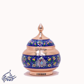 قندان مس و پرداز سایز متوسط