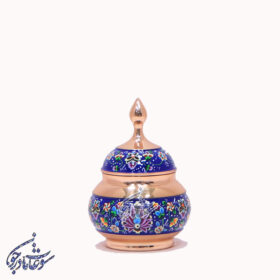 قندان مس و پرداز سایز کوچک