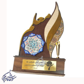 تندیس مناسبتی | طرح معلم مدل شمع با جا خودکاری