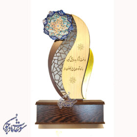 تندیس میناکاری مدل نیلوفری