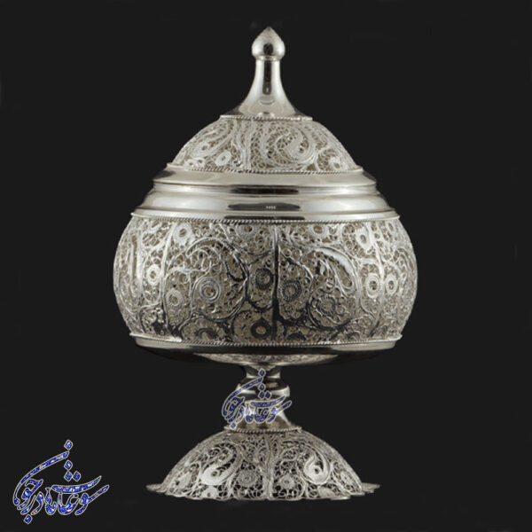 گز خوری پایه دار ملیله کاری