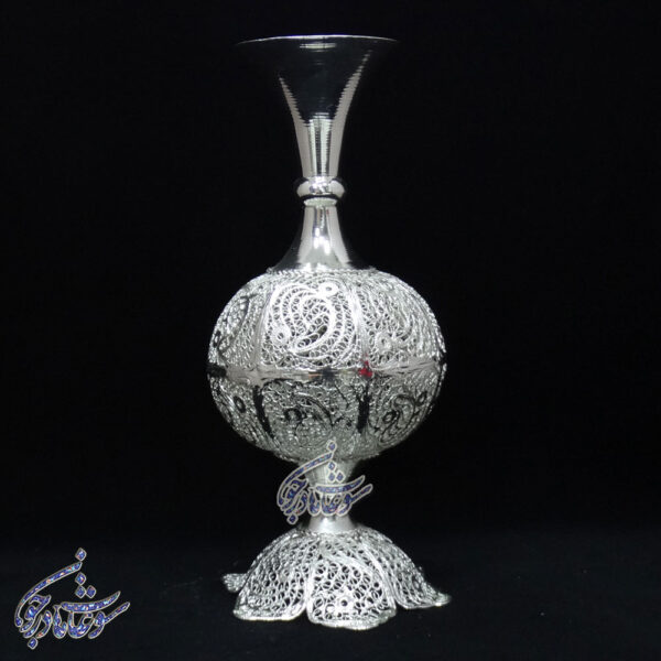 گلدان بزرگ ملیله کاری