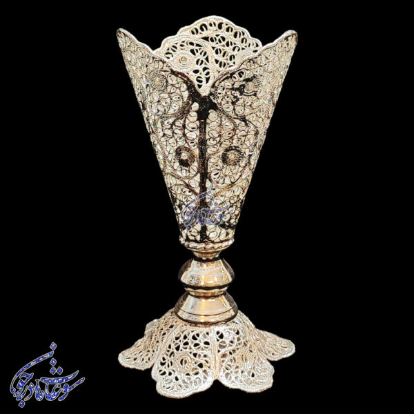 گلدان نقره کوچک