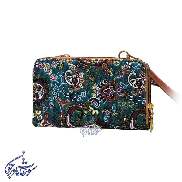کیف پول ترمه و چرم - Image 6