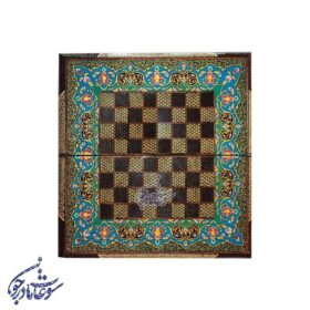 تخته نرد خاتم طرح تذهیب