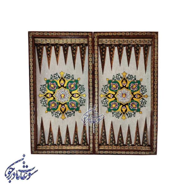 تخته نرد طرح تذهیب۲
