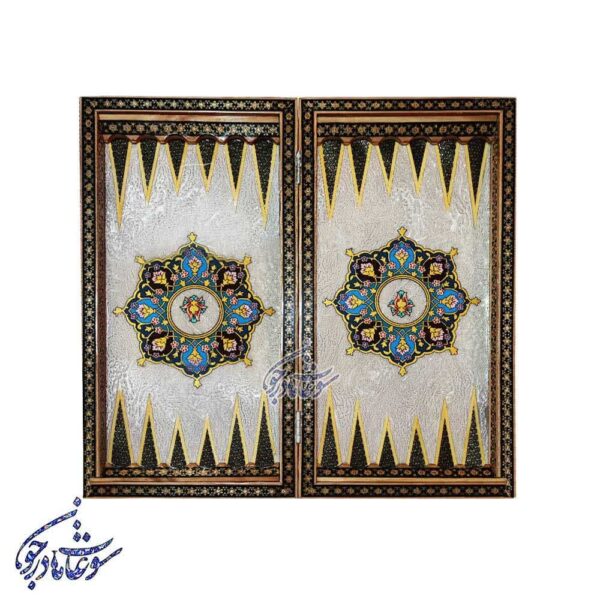 تخته نرد طرح تذهیب ۴