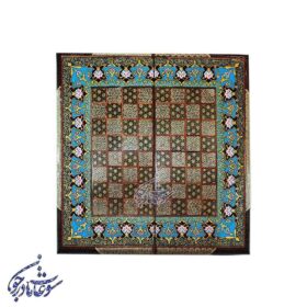تخته نرد و شطرنج خاتم طرح تذهیب