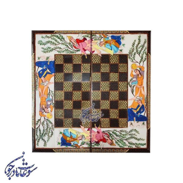 تخته نرد طرح چهره