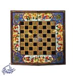 تخته نرد خاتم و چوگان چوب راش