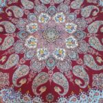 رومیزی ترمه 7 رنگ طرح بته جقه طرح چهار نمای نزدیک