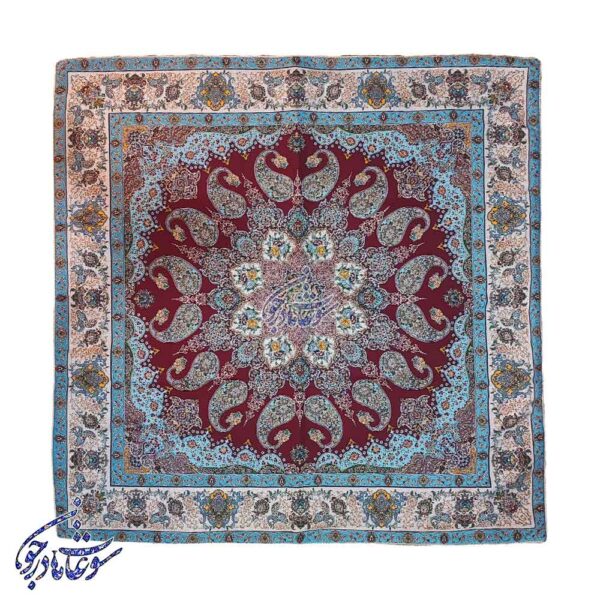 رومیزی ترمه 7 رنگ طرح بته جقه طرح چهار