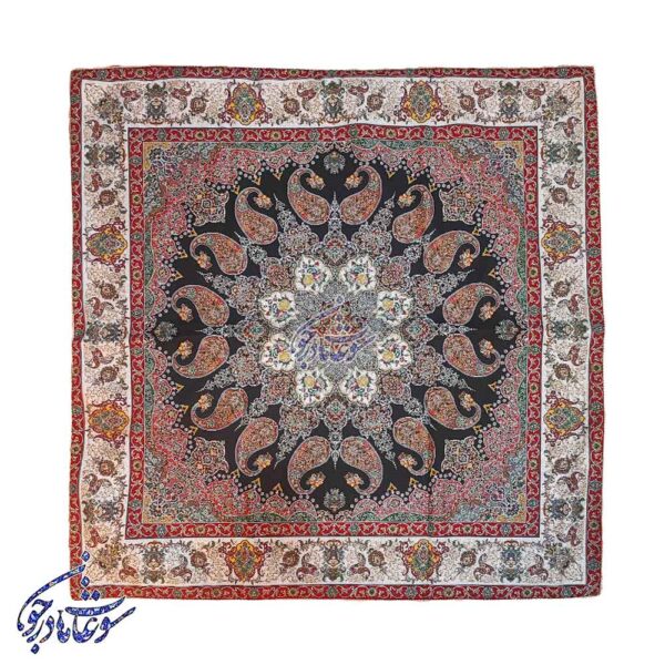 رومیزی ترمه 7 رنگ طرح بته جقه طرح دو