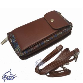 کیف پول ترمه و چرم