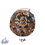 کیف دوشی گرد زنانه طرح ۱