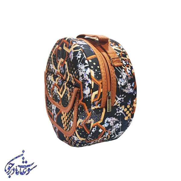 کیف دوشی گرد زنانه طرح یک