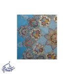 رومیزی ترمه ۷رنگ طرح بته جقه خورشیدی نمای نزدیک