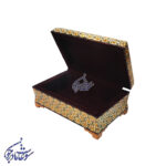 جعبه بغل کاس خاتم طرح گل و مرغ بزرگ