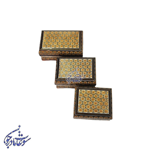 جعبه سری بغل کاس تمام خاتم