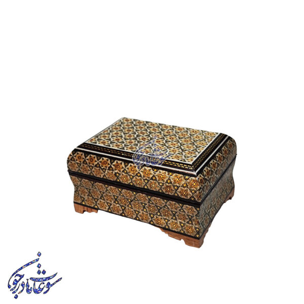 جعبه بغل کاس تمام خاتم متوسط