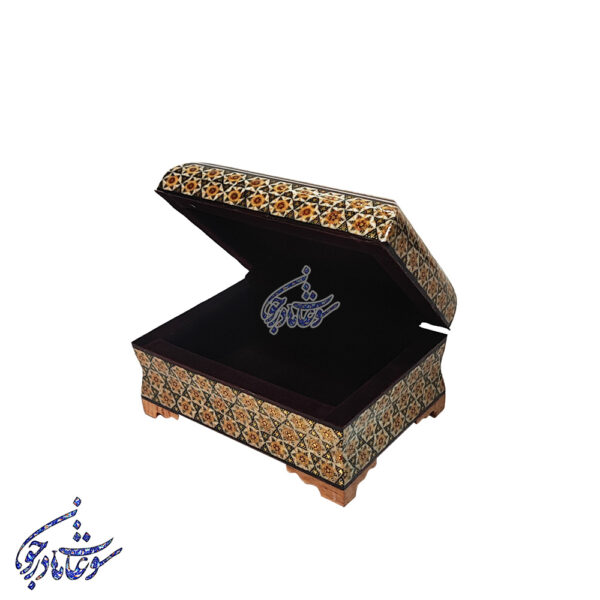 جعبه بغل کاس تمام خاتم متوسط