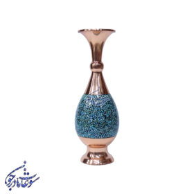 گلدان فیروزه کوب مدل صراحی سایز 25 تک