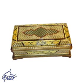 جعبه قاشق و چنگال خاتم بغل کاس مدل صلیبی