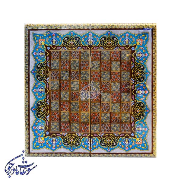 تخته نرد خاتم و تذهیب