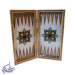 تخته نرد خاتم و تذهیب آبی