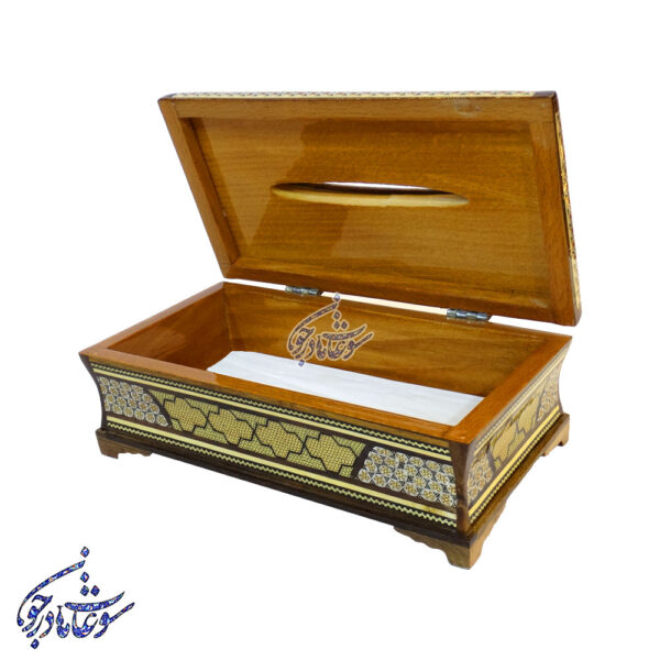 جعبه دستمال خاتم بغل کاس مدل صلیبی