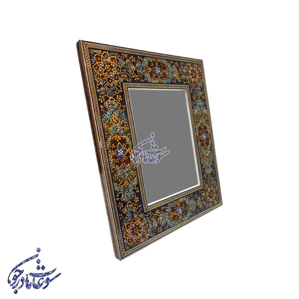 آینه خاتم و تذهیب 18 در 13