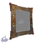 آینه خاتم و تذهیب 30 در 24 گوشه دار
