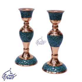 شمعدان فیروزه کوبی بزرگ-1