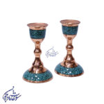 شمعدان فیروزه کوبی متوسط-1