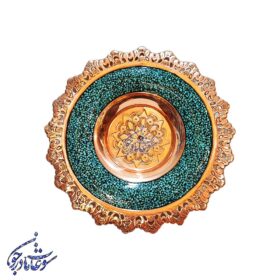 بشقاب فیروزه کوب شبکه بری سایز 20