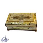 جعبه دستمال خاتم بغل کاس مدل صلیبی