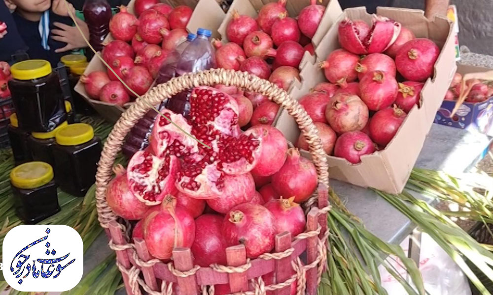 محصولاتی که سوغات مادرجون در جشنواره انار 