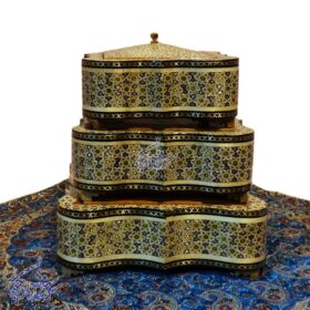 ست شکلات خوری دالبر دار خاتم